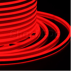 Гибкий Неон LED SMD, компактный 7х12мм, двухсторонний, красный, 120 LED/м, бухта 100м