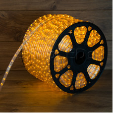 Дюралайт LED, свечение с динамикой (3W) - желтый, бухта 100м