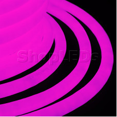 Гибкий Неон LED 360 - розовый, бухта 50м